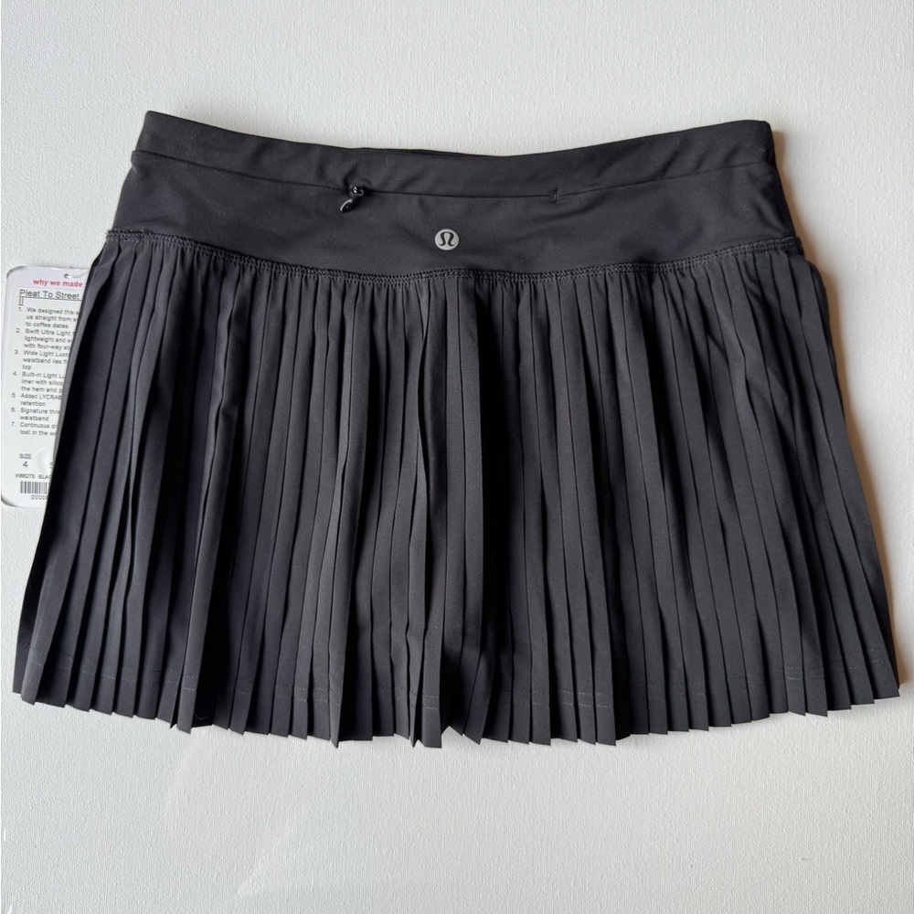 Lululemon Pleat to Street II Skirt in Black - Picture 2 of 9